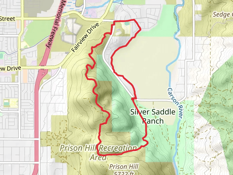 Prison Hill and Mexican Dam Trail Loop