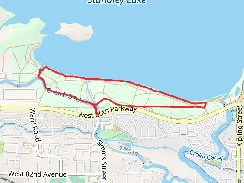 Church Ditch and South Standley Lake Loop Trail
