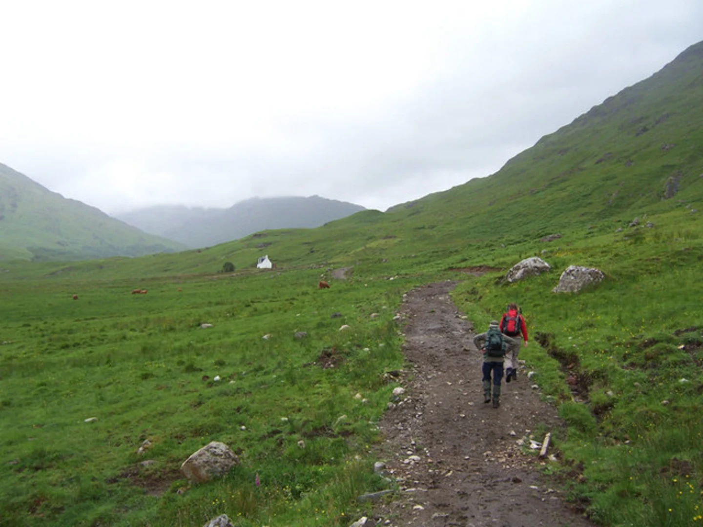 An image depicting the trail Sgùrr Cos na Breachd - laoidh and its surrounding area.