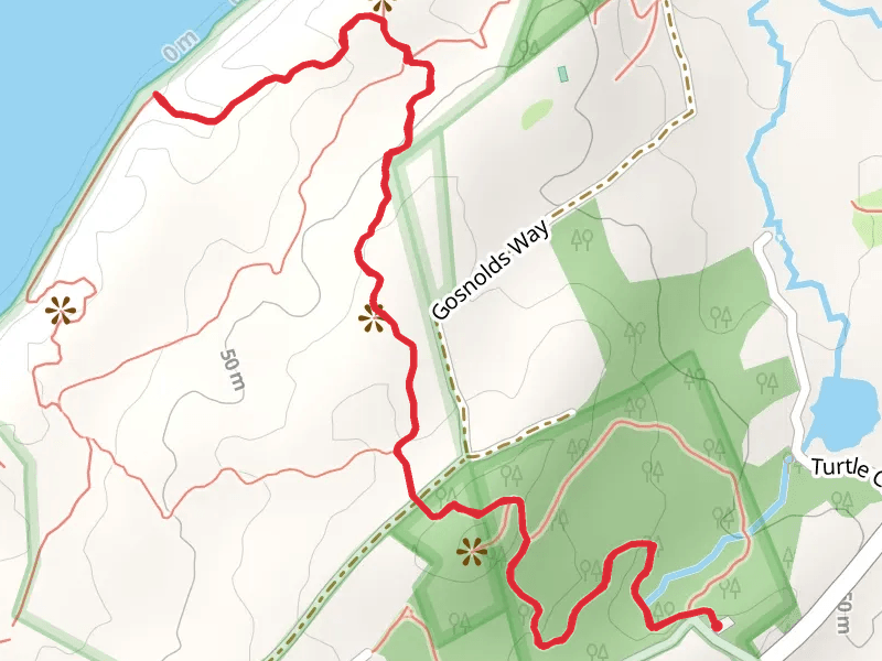 Menemsha Hills Reservation Trail via Trustees Lane