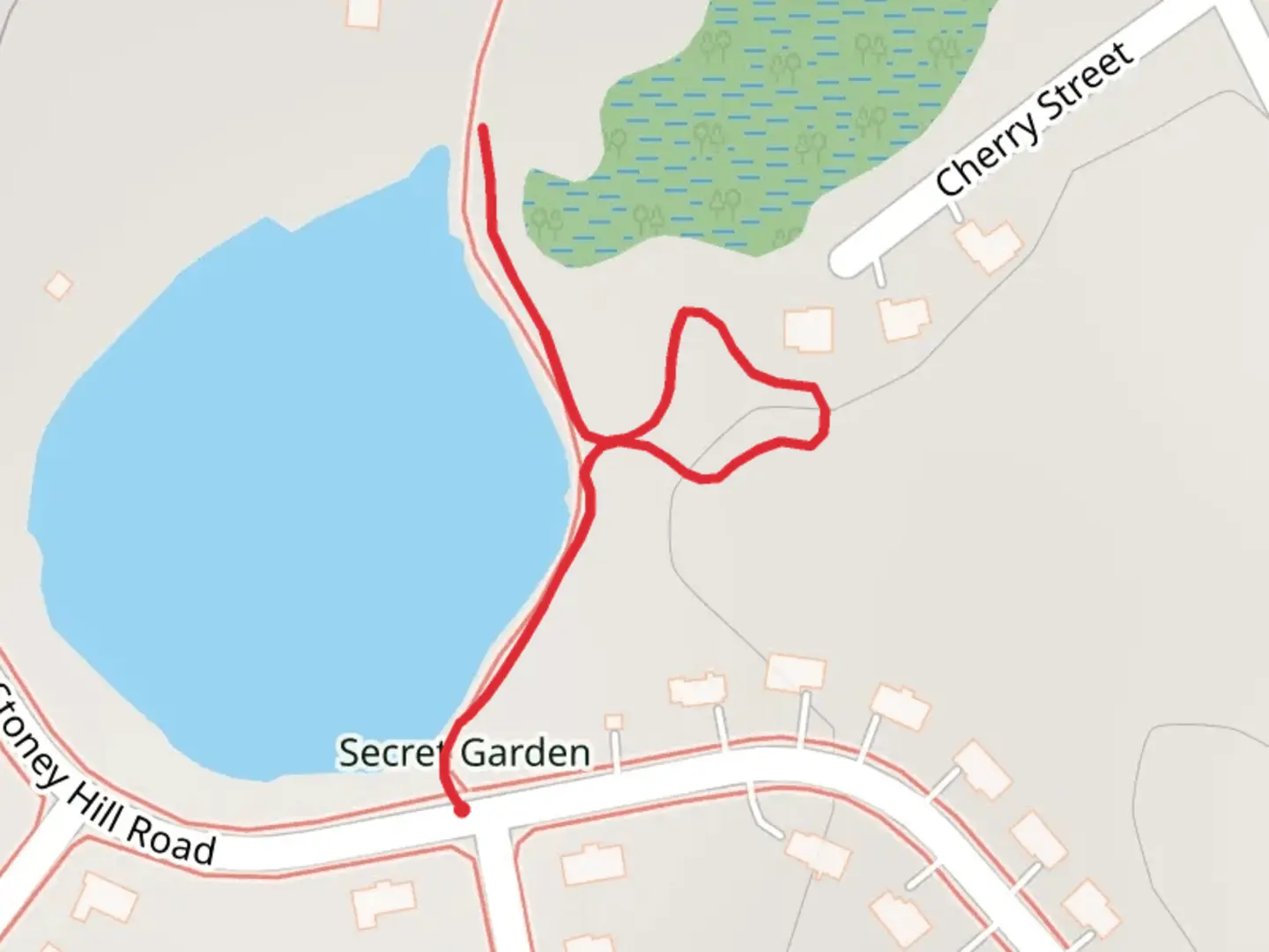 An image depicting the trail Stoney Hill Road Out and Back and its surrounding area.