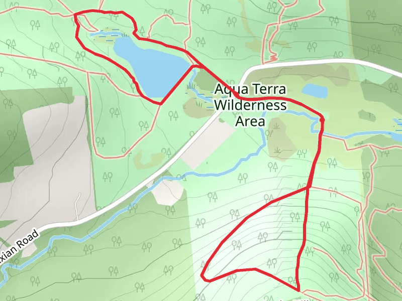 Lucky Hill and Agwaterra Pond Loop