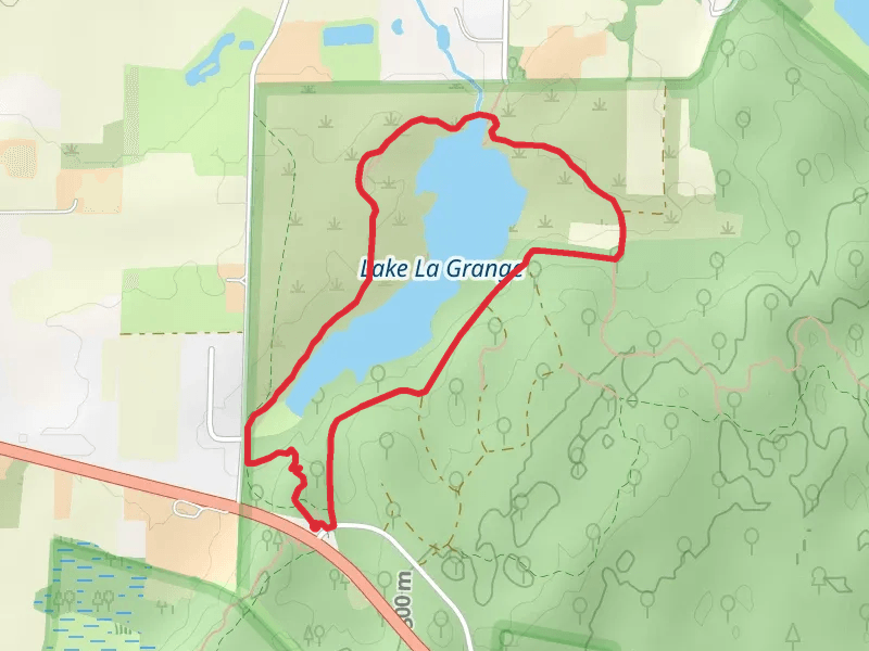 Lake La Grange Loop via Ice Age Trail