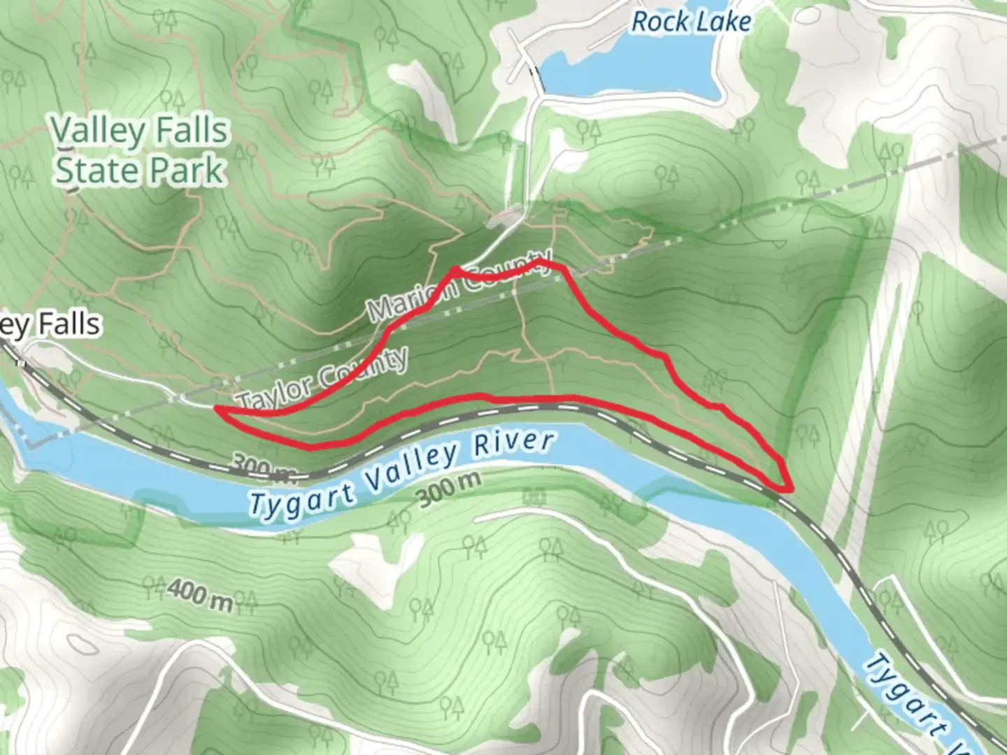 An image depicting the trail Deer Loop Trail and its surrounding area.