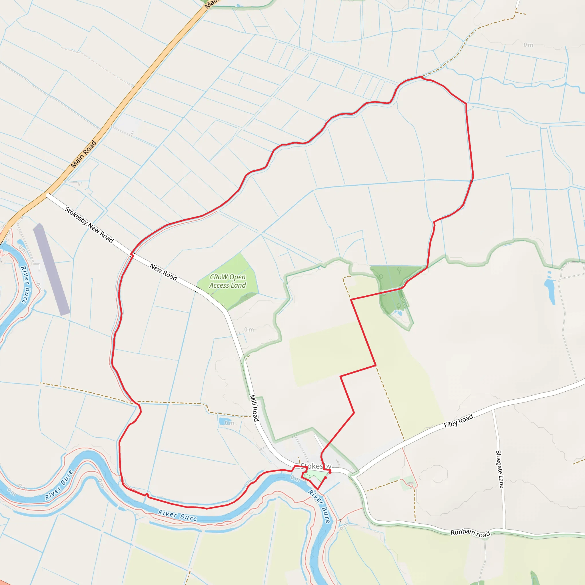 Stokesby Loop mobile static map