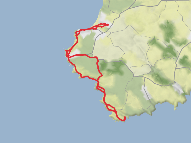 Hike on sennan cove to porthgwarra beach thumbnail