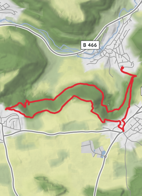 Autal Wasserfälle  mobile static map