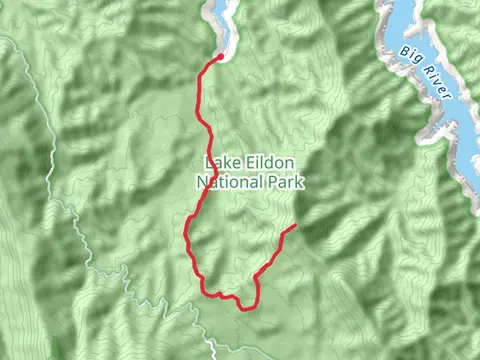 Jerusalem Creek Camp to The Pinnacle Trail