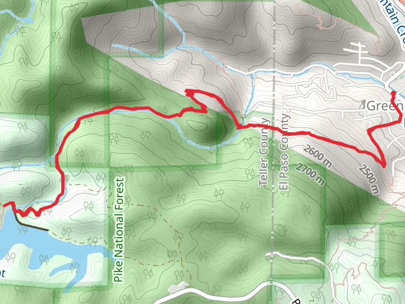 South Catamount Reservoir and Thomas Trail
