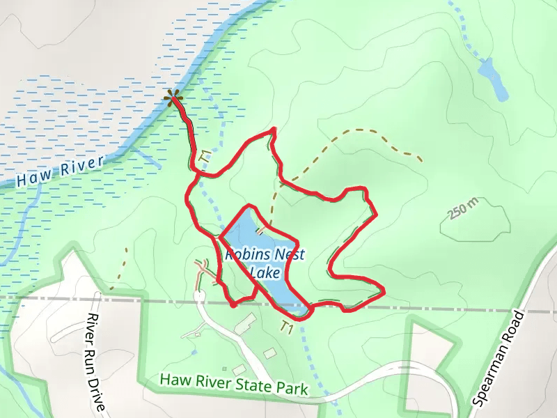 Robins Nest Lake - Piedmont Loop Trail