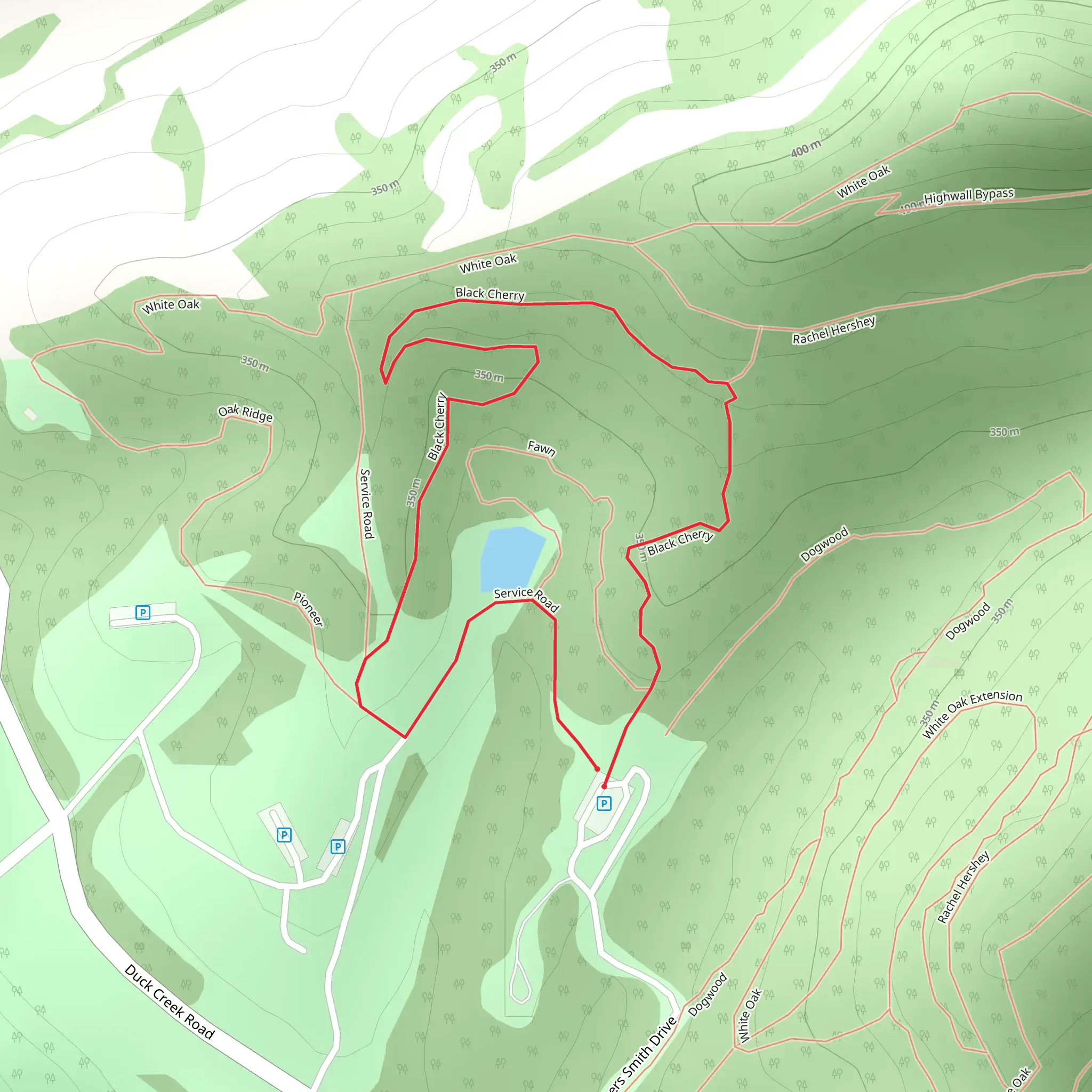 Black Cherry Loop mobile static map