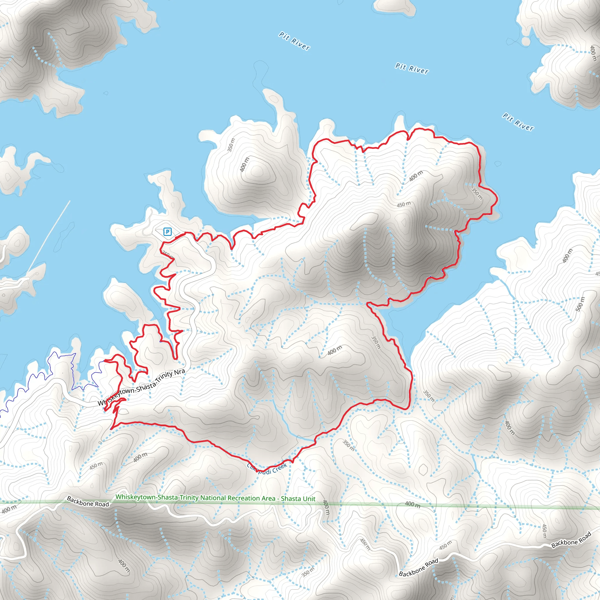 Clikaputi Loop Trail mobile static map