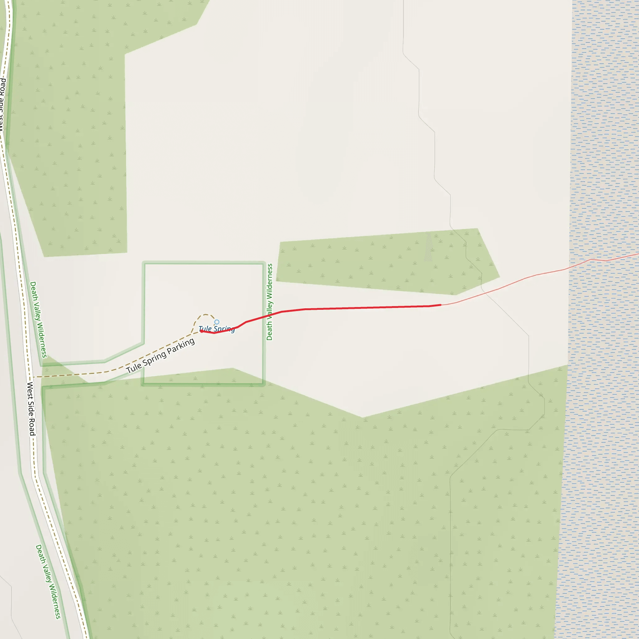 Tule Spring mobile static map