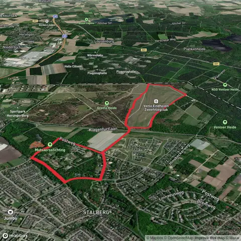 Schafbosberg Weg, Grote Heide Weg and Bloemarts Weg