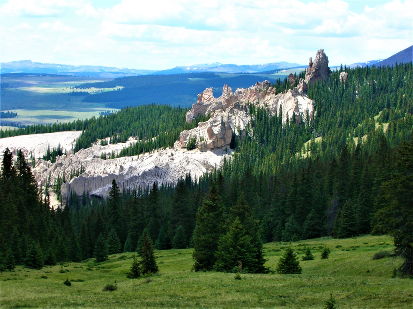 An image depicting the trail La Garita Stock Trail and its surrounding area.