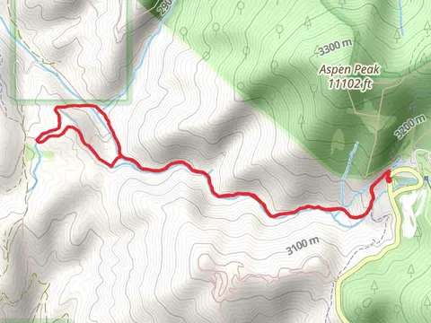 Rio en Medio Trail, Rio en Medio Trail Alt and Route Rio En Medio Shortcut
