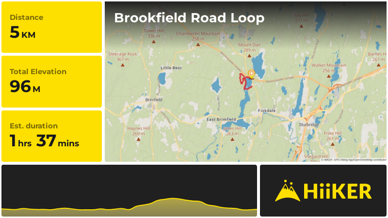 Brookfield Road Loop | Worcester County | Massachusetts