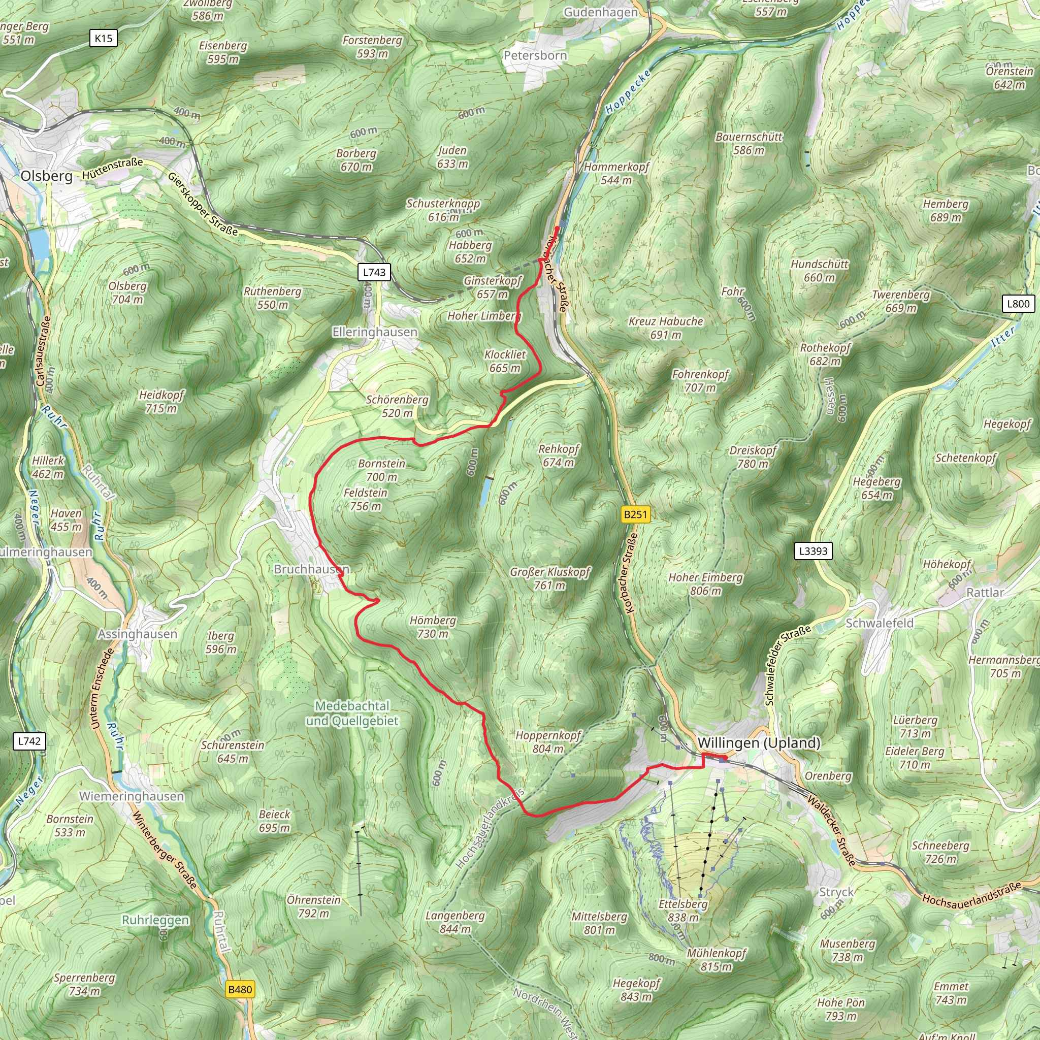 Brilon Wald to Willingen via Rothaarsteig | Hochsauerlandkreis | Germa