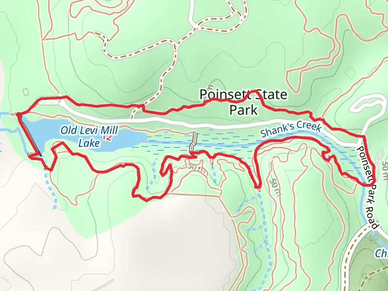 Old Levi Mill Lake Loop