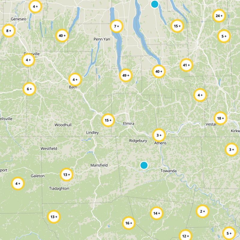 Chemung County Static Map