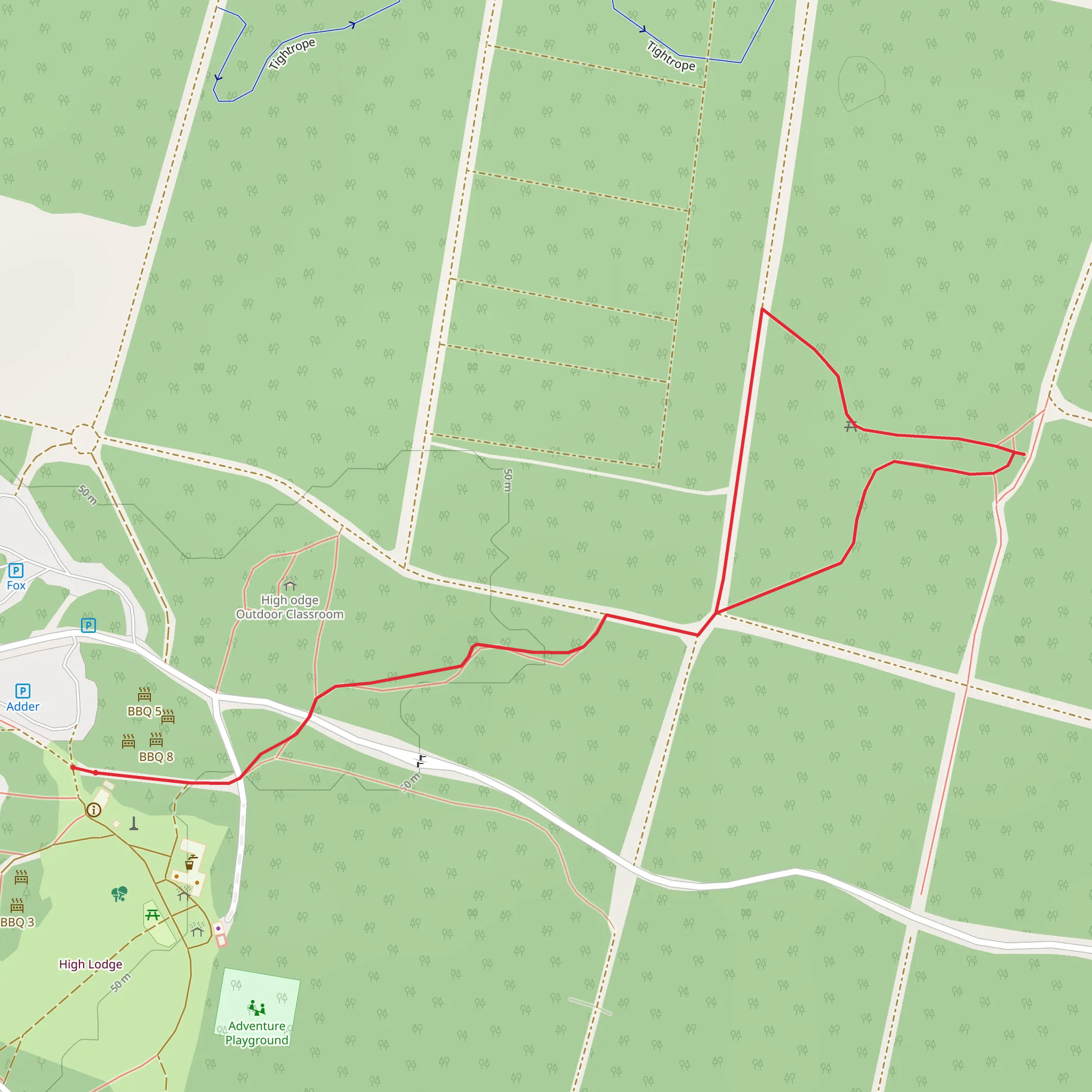 Nature Loop Trail mobile static map