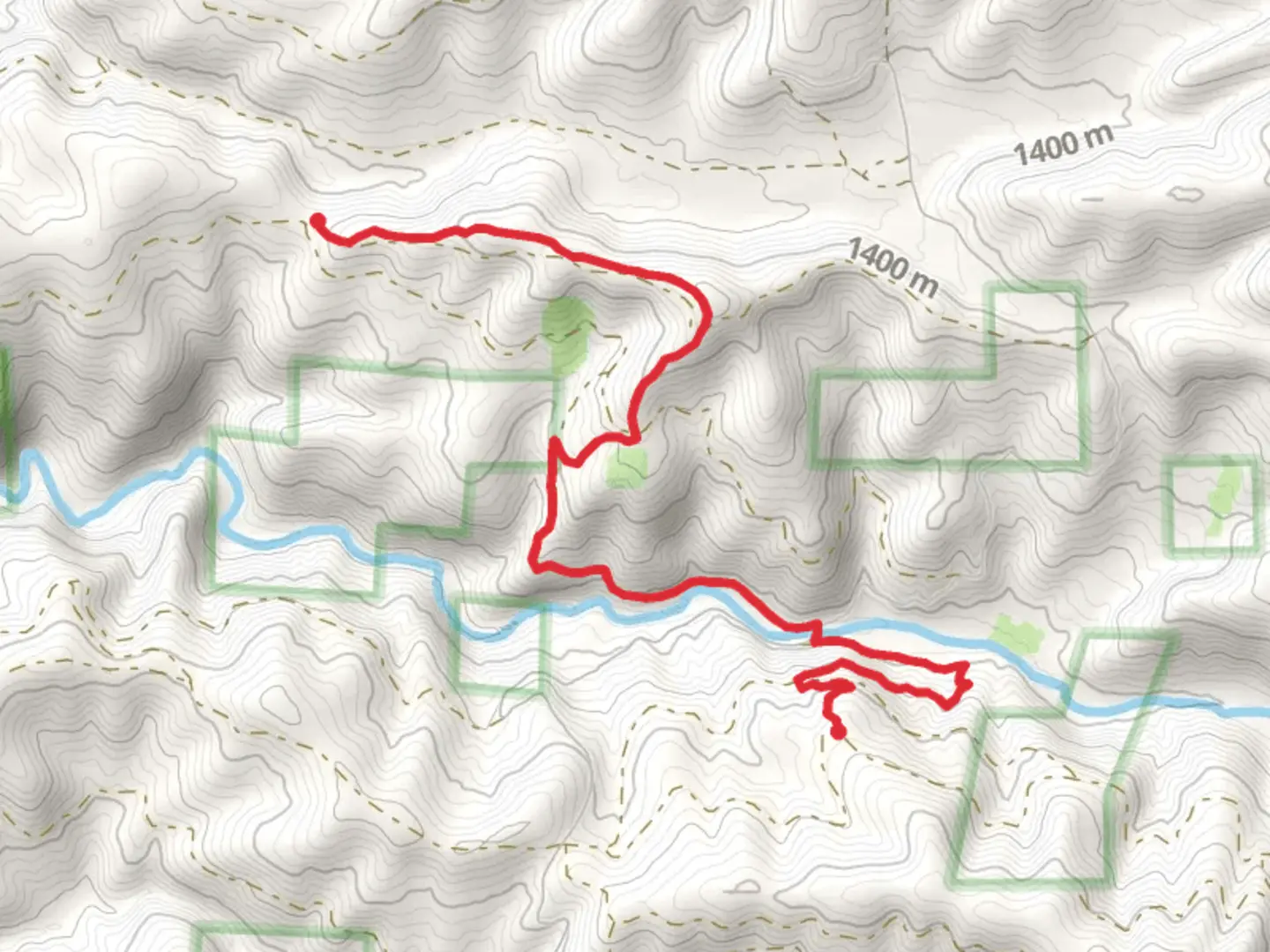 An image depicting the trail Elkins Gold Trail and its surrounding area.