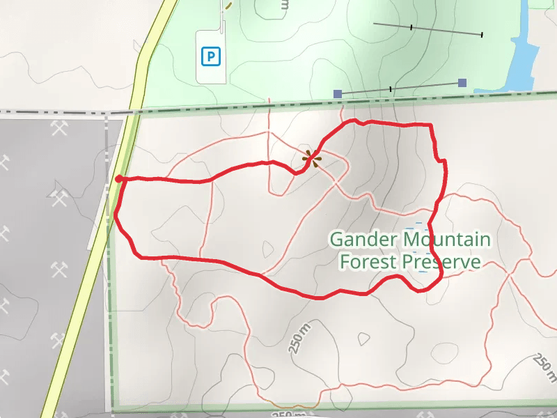 Gander Mountain Gander Mountain Forest Preserve Loop Trail
