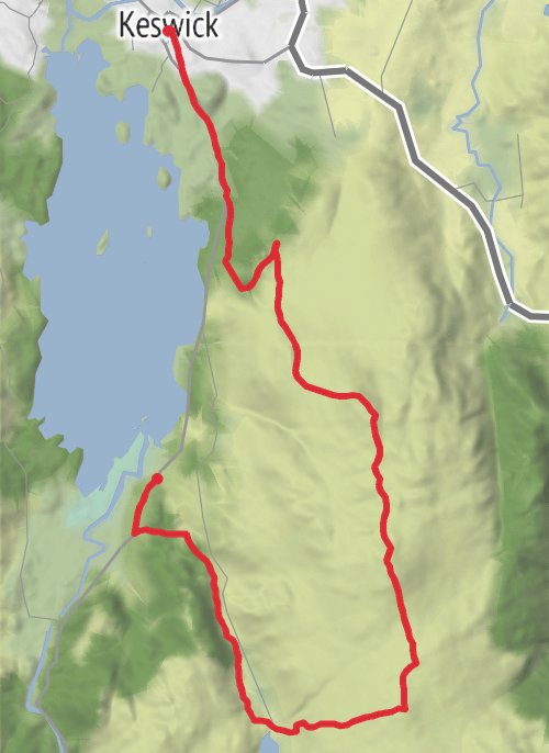 Allerdale Hike mobile static map