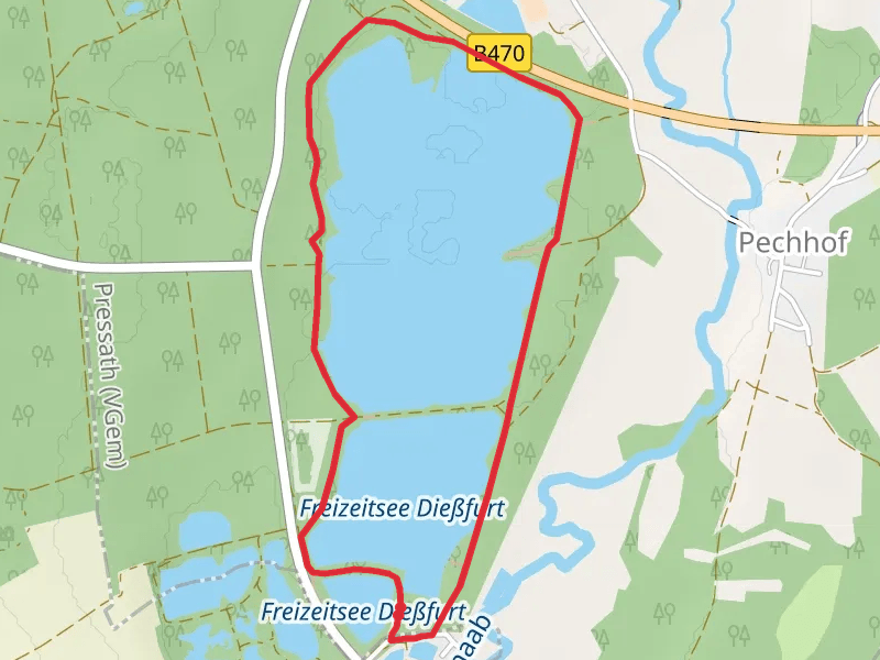 Freizeitsee Dießfurt Loop