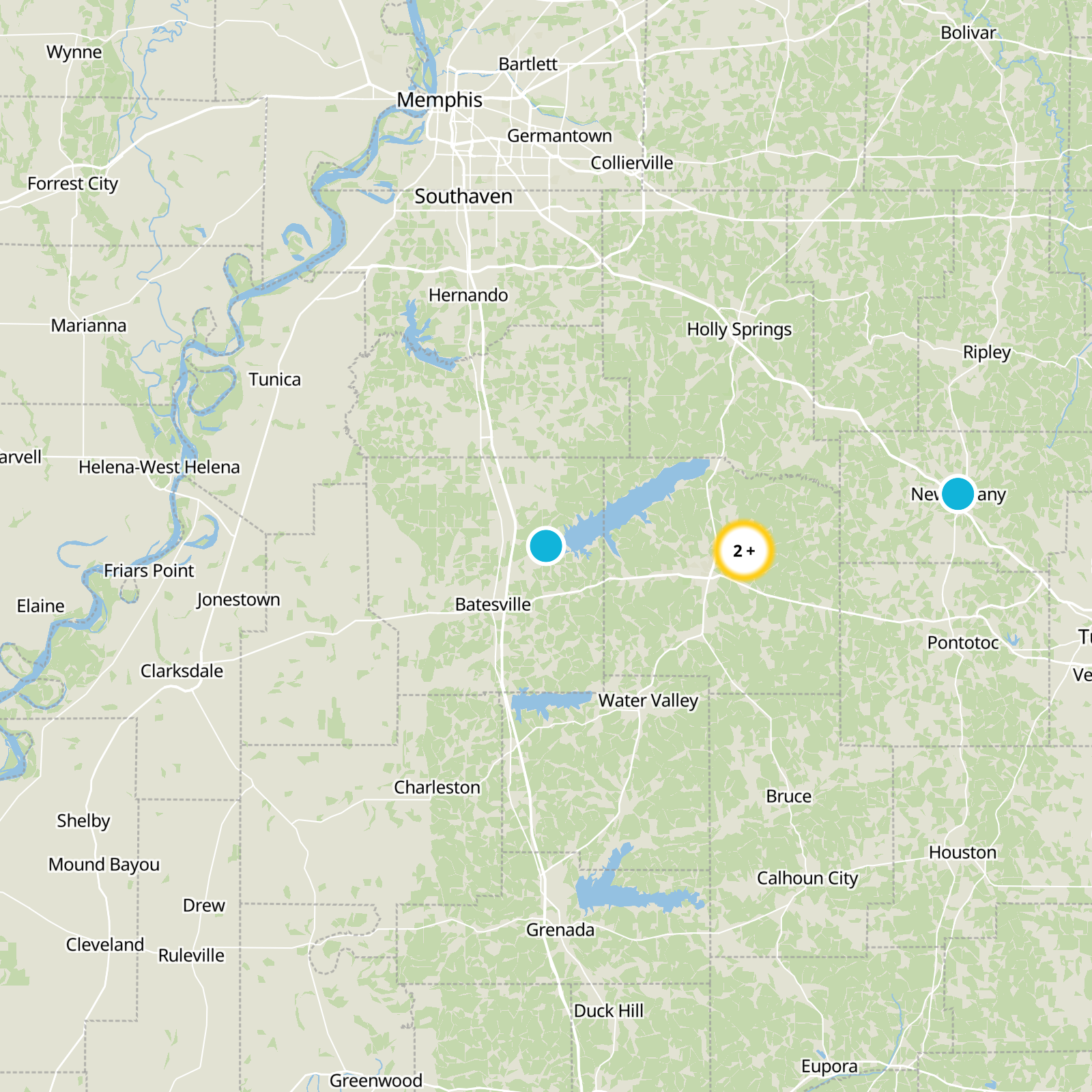 Panola County Static Map