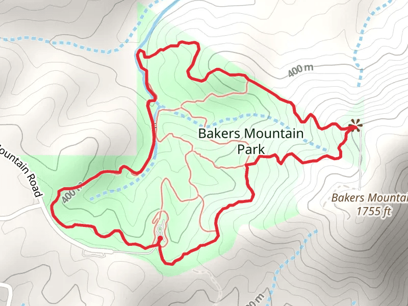 Bakers Mountain Road Loop - North