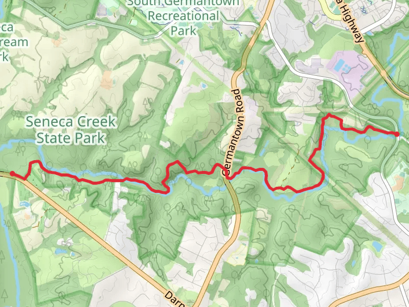 Seneca Greenway Trail - Riffle Ford Road