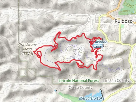 Alfred Hale Connector, Grindstone Mesa and Grindstone Ridge Loop
