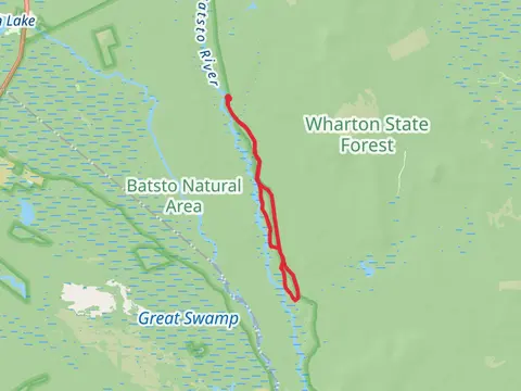 Batona Trail and Goodwater Road Loop