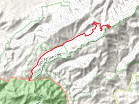 Little Bald Mountain and Low Gap via Viking Mountain Road