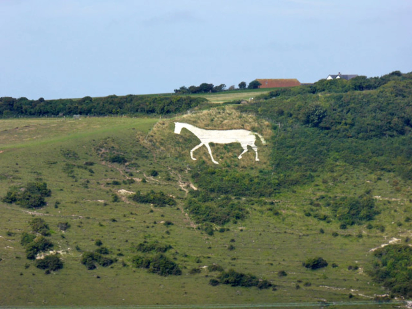 An image depicting the trail Ewe Down, Brock Hole Bottom and White Horse and its surrounding area.