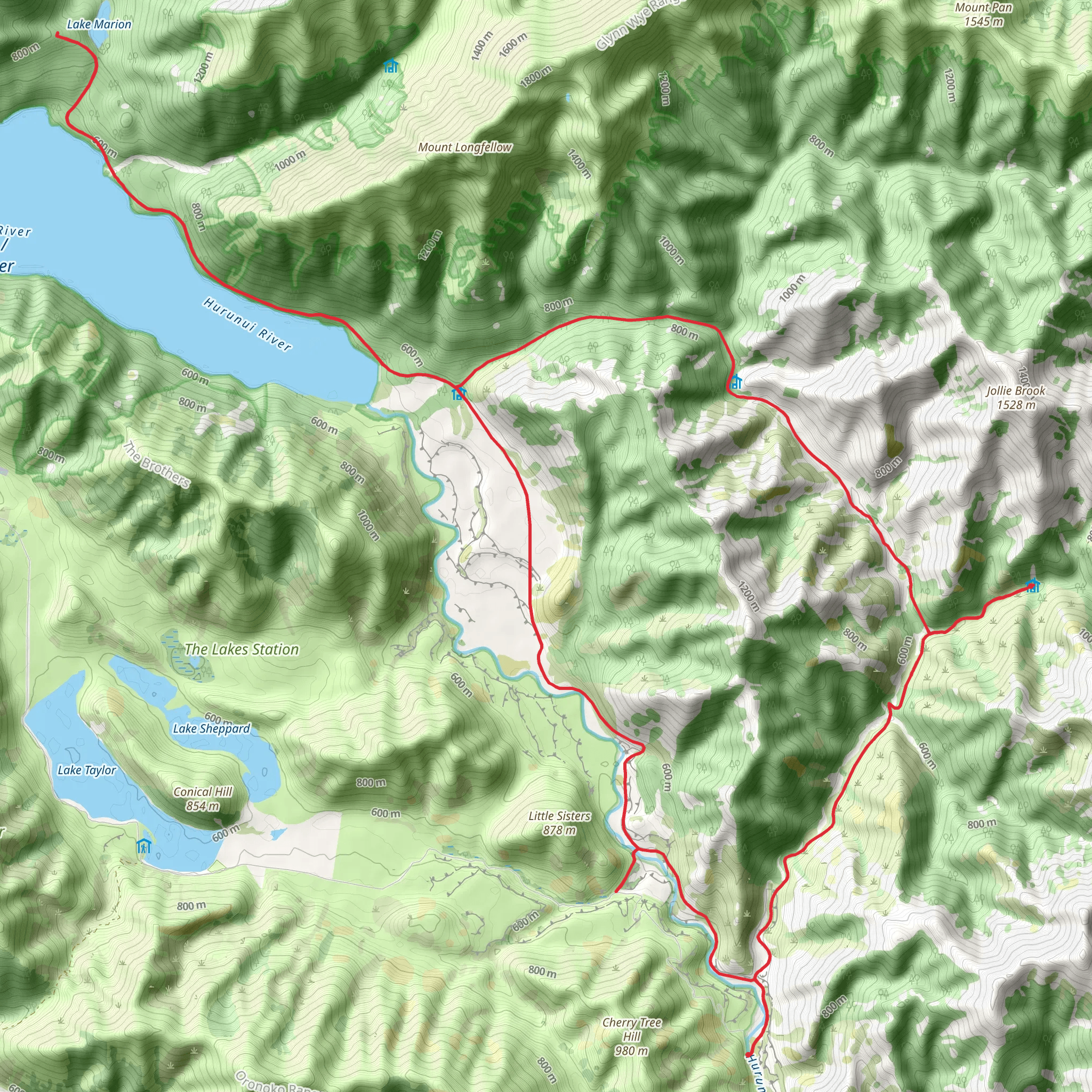 Jollie Brook Circuit mobile static map