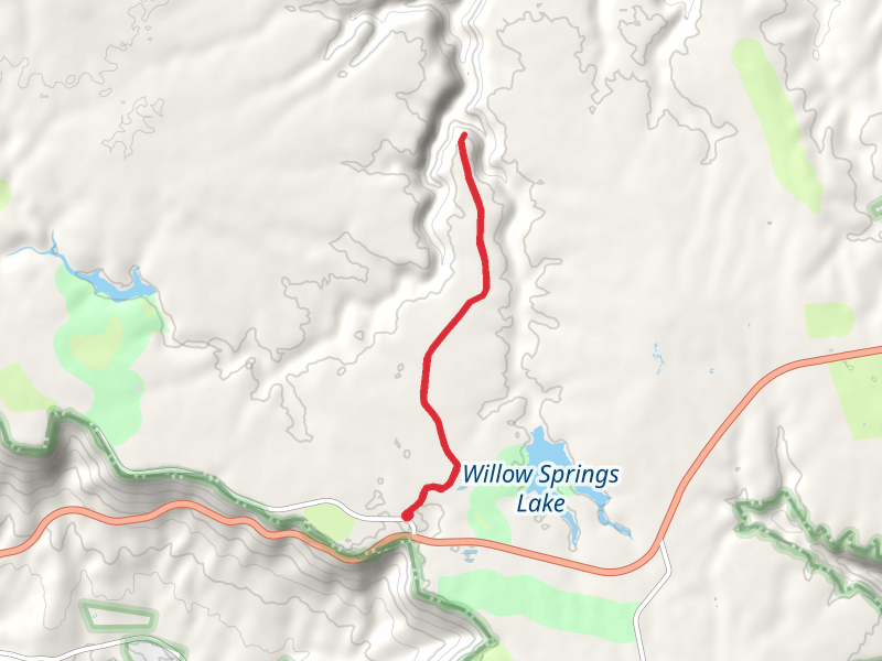 Willow Springs Overlook via Road Trail