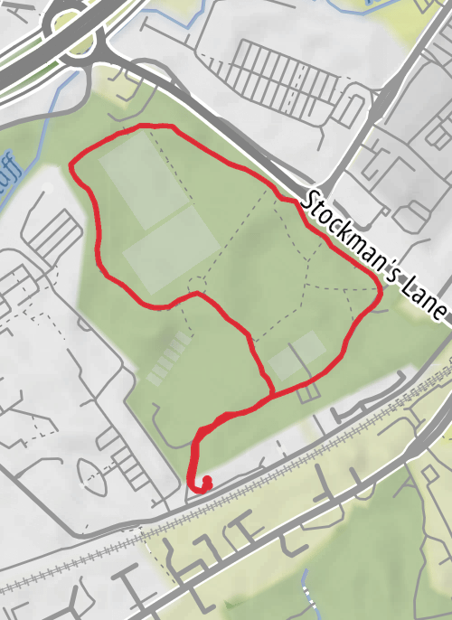 County Antrim Walking mobile static map