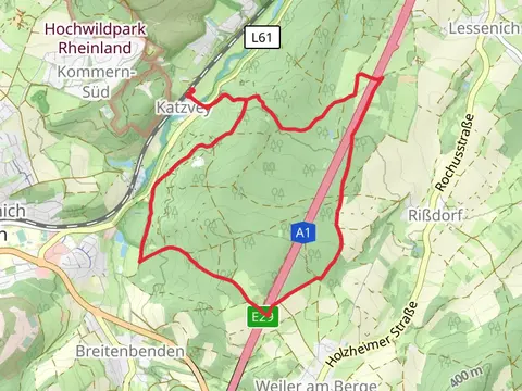 Roemerkanal Wanderweg and Wachendorf Rundweg