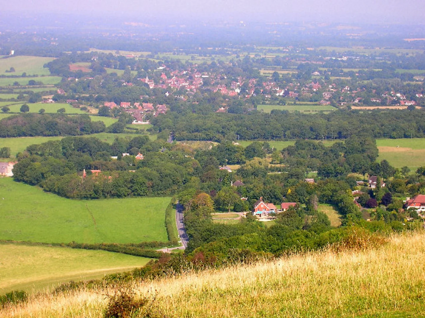 An image depicting the trail Ditchling Beacon Trail and its surrounding area.