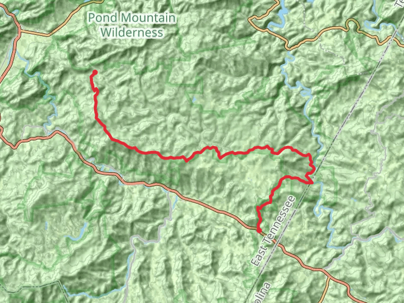Appalachian Trail from Dennis Cove Road