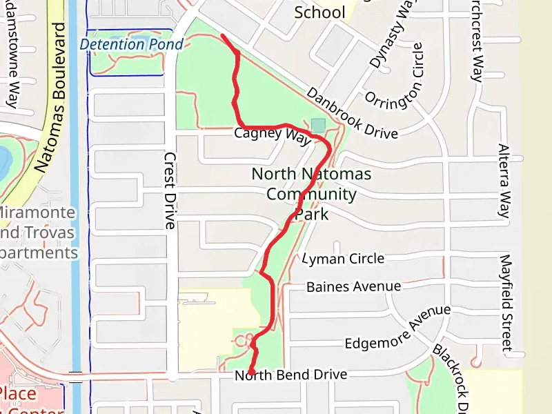 North Natomas Community Park Walk