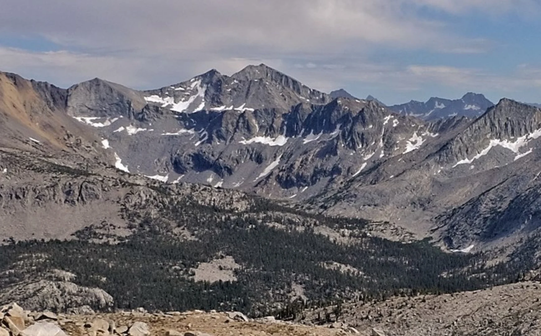 An image depicting the trail Boundary Trail via Pacific Crest National Scenic Trail and its surrounding area.