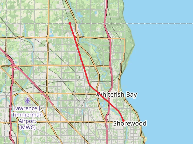 Brown Deer Recreational Trail - Shorewood