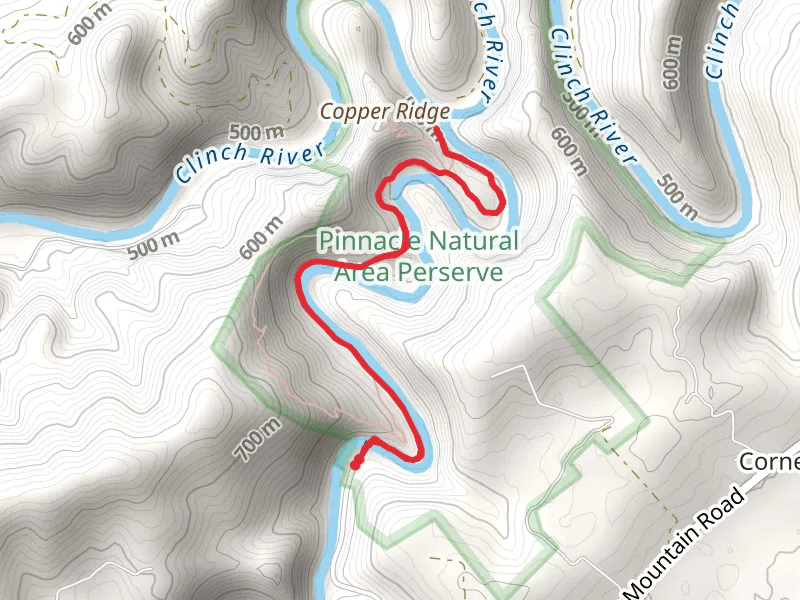 Big Cedar Creek and Pinnacle View Trail
