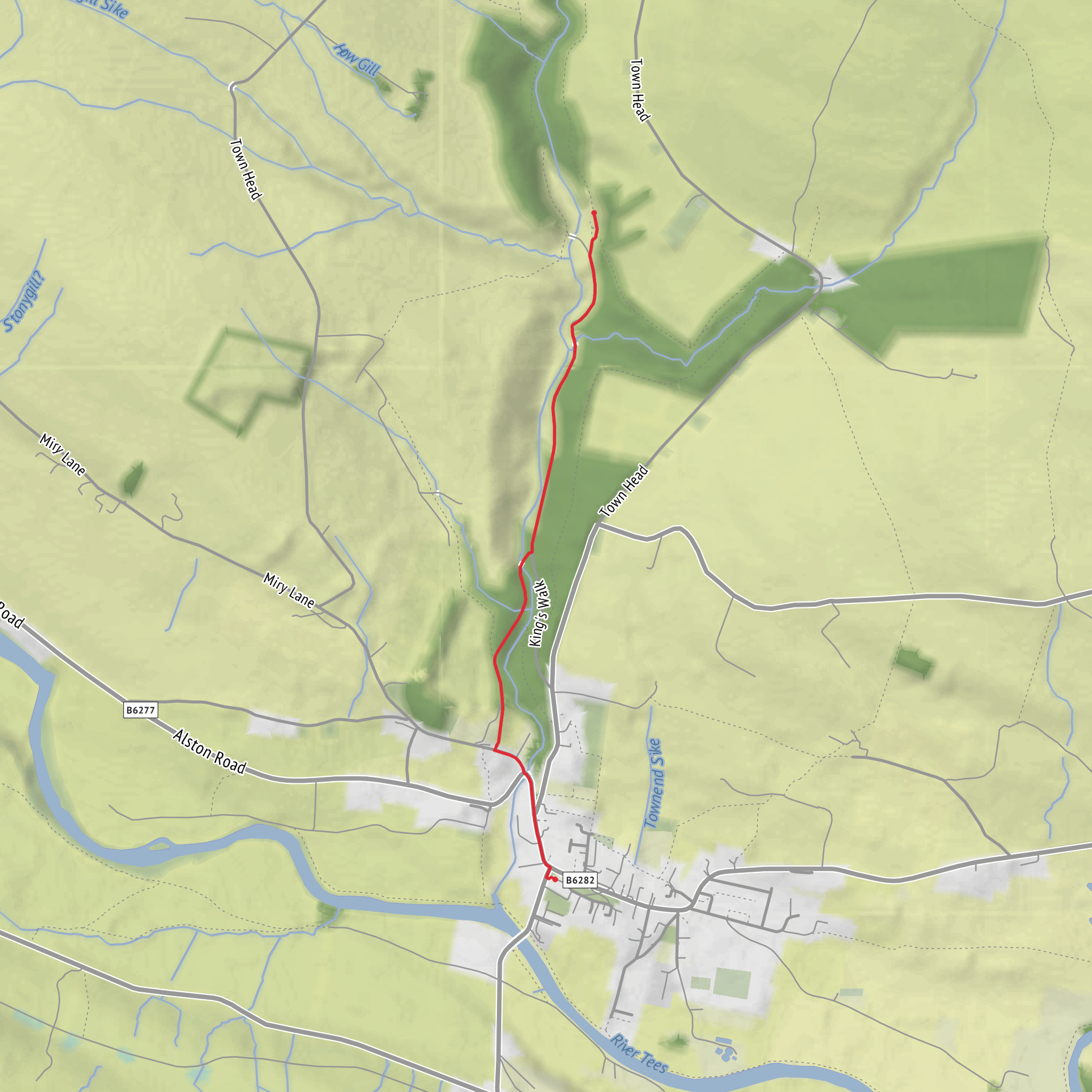 Middleton lime kilns mobile static map