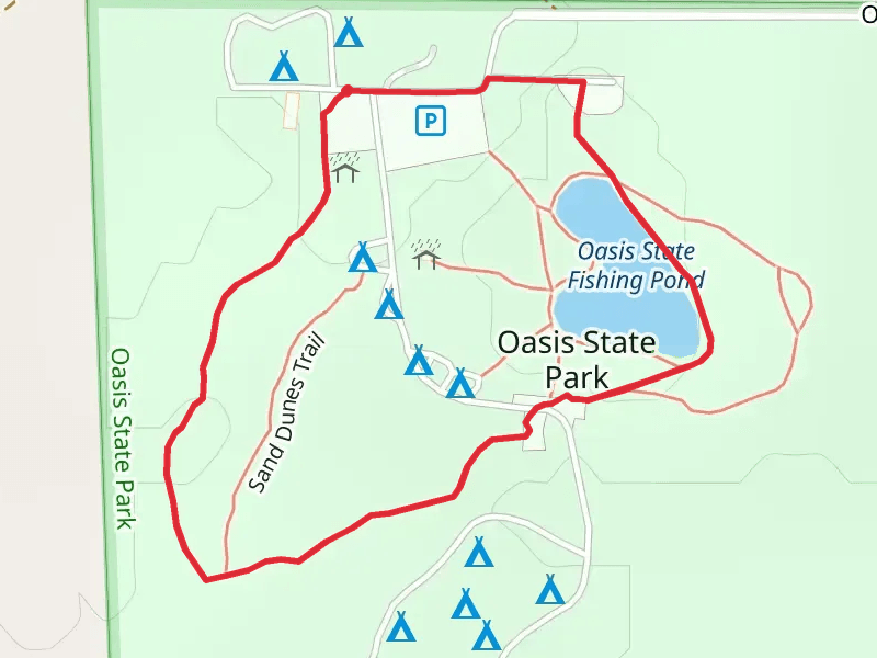 Oasis State Fishing Pond Loop