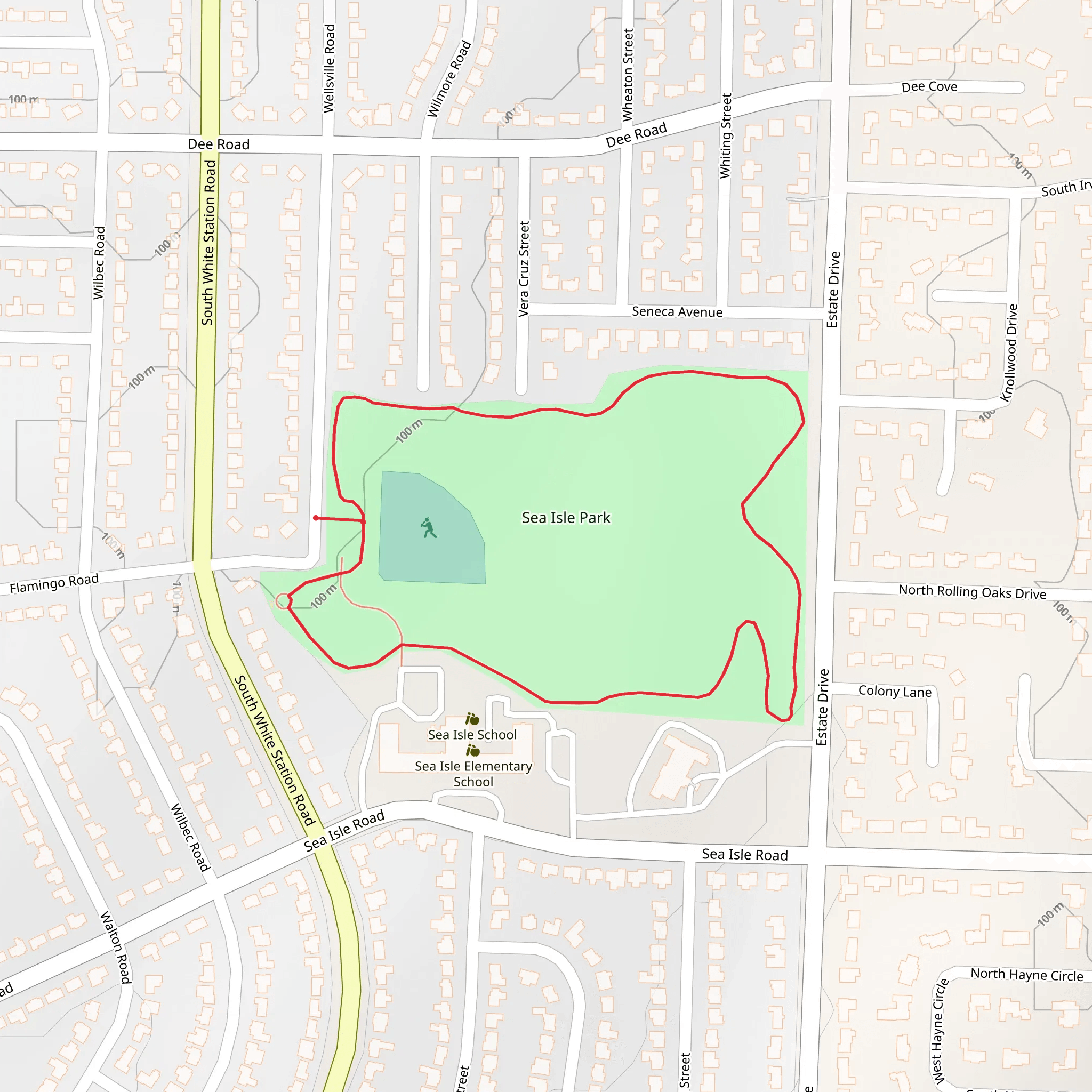Sea Isle Park Loop mobile static map