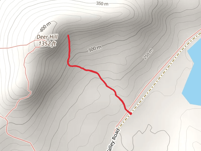 Deer Hill - Evergreen Valley Trail mobile static map
